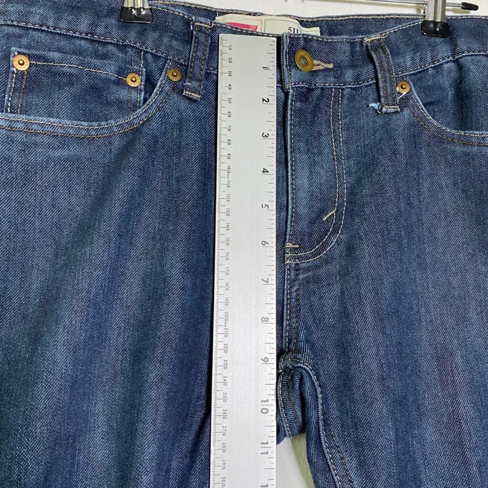 Levi's 511 Slim Fit Jeans Men 29x29 Dark Wash Straight Leg Denim Normcore Casual